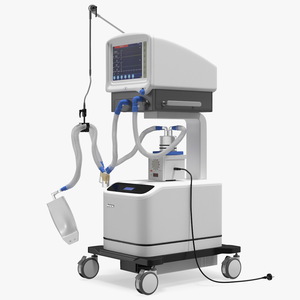 3D Superstar S1100 ICU Ventilator Machine model