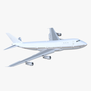 3D model Boeing 747 100B Generic Rigged