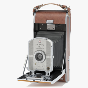 3D Vintage Polaroid Camera Model 95 Old