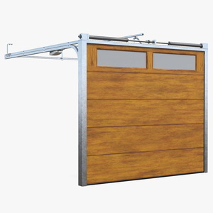 3D Automatic Garage Door with Mechanism