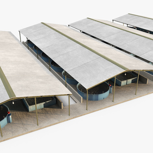 Aquaculture Complex 3D model