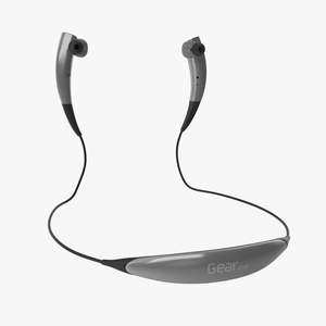 Bluetooth Headset Samsung Gear Circle Silver 3D model