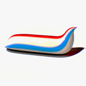 Toothpaste Blob Thee Colors 3D