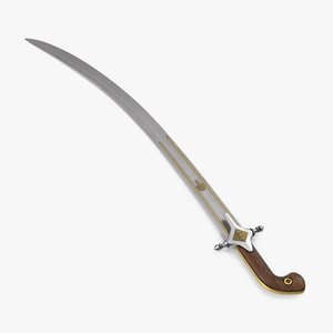 3D Arab Bedouin Sword model