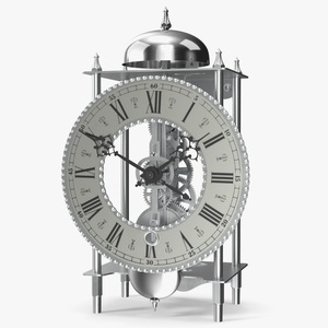 3D Mechanical Skeleton Table Clock