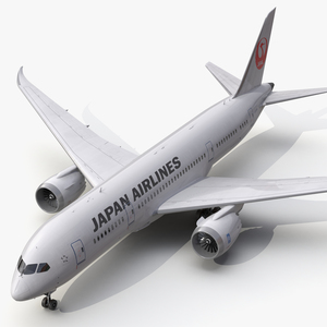 3D Boeing 787 8 Dreamliner Japan Airlines model