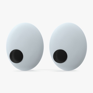 3D model Eyes Emoji