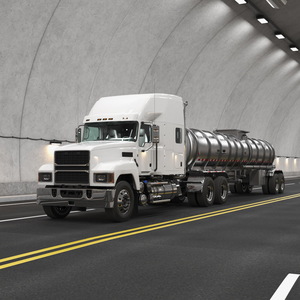 2025 Highway Truck and Tanker Trailer 3D