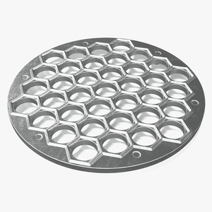 Circle Dumplings Maker Mold 3D