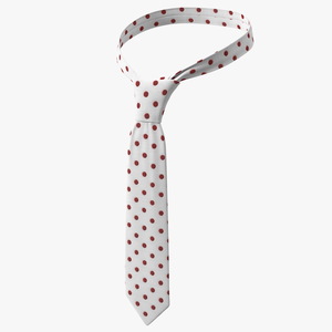 3D model Classic Polka Dot Necktie