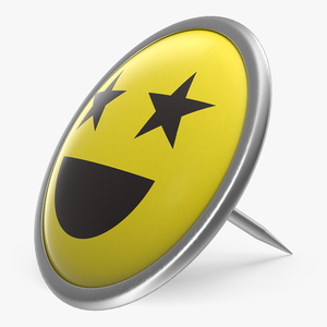 3D model Smiley Pin