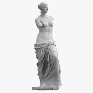 3D Statue of Venus de Milo Plaster