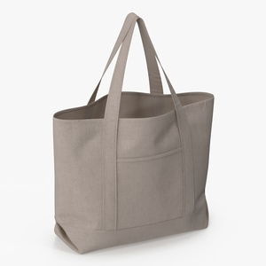 3D Canvas Tote Bag Hanging model