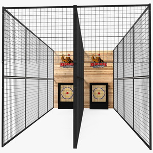 3D Bear Axe Throwing Range model