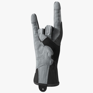 Heavy Duty Safety Gloves Sign of the Horns 3D