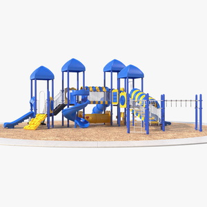 Outdoor Commercial Grade Play Equipment 3D model