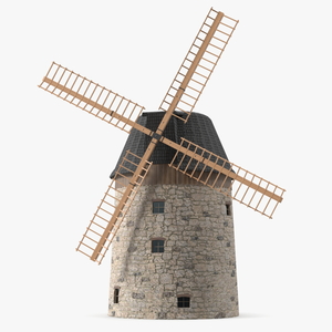 3D model Windmill Rigged