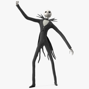 Angry Jack Skellington Character 3D