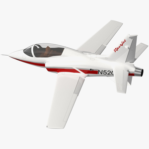 Private Jet ViperJet Rigged 3D