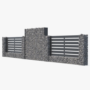 Gabion Fence 3D