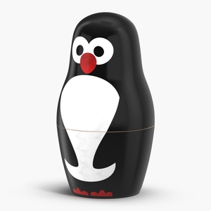 3D Penguin Nesting Matryoshka