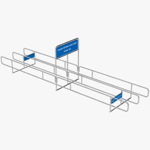 Shopping Cart Corral Bidirect 3D model