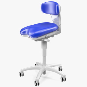 3D Adjustable Dental Stool model