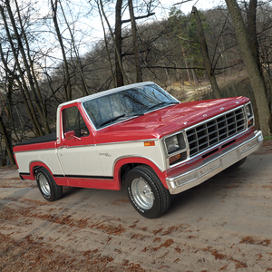 Ford F Series Ranger 1980 Pickup Truck Red 3D