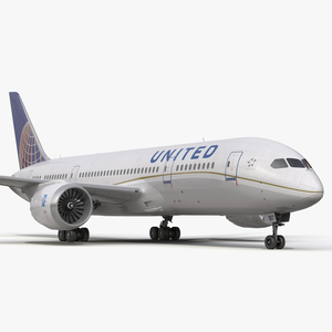 3D model Boeing 787 8 Dreamliner United