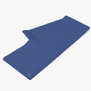 Folded Blue Scarf 3D