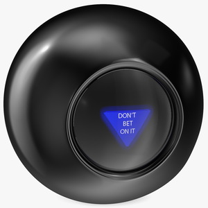 Magic 8 Ball Answer No 3D