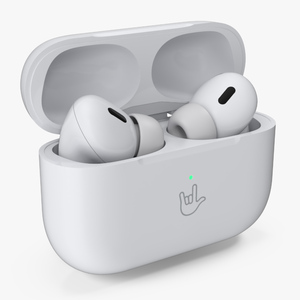 3D model Apple AirPods Pro 2 USB-C Open