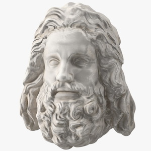 Zeus Head Sculpture 3D model