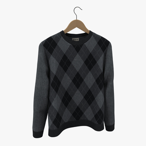 Sweater on Hanger 3 3D model