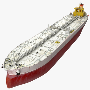 3D Cargo Oil Supertanker