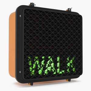 3D Walk Signal Green Light model