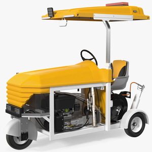 3D model Road Line Marking Machine