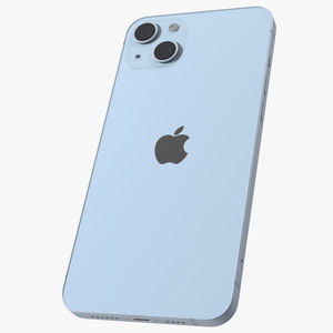 3D model Apple iPhone 14 Plus Blue