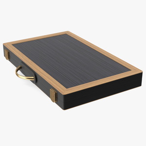 3D Folded Backgammon Board Game Case model