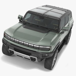 3D GMC Hummer EV SUV Simple Interior model