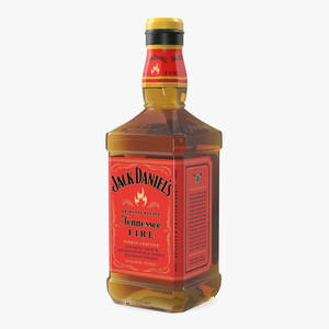 3D model Jack Daniels Tennessee Fire Whiskey