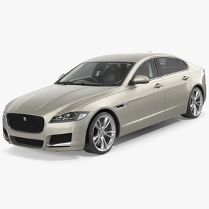 3D model Jaguar XF Simple Interior