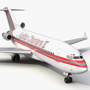 Boeing 727 100 Private Kalitta Air 3D model