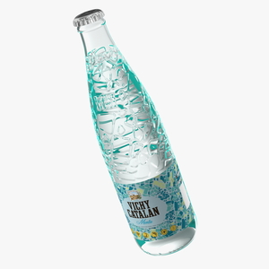 Bottle of Mineral Water Vichy Catalan Mint 3D