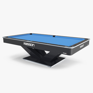 Billiards Table Rasson Blue 3D