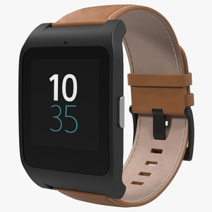 3D model Sony SmartWatch 3 Leather Band