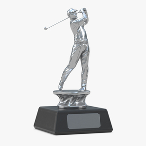 Golf Award Silver 3D