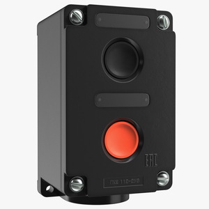 Push Button Industrial Switch 3D model