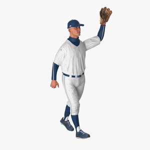 Baseball Player Rigged Generic 6 3D