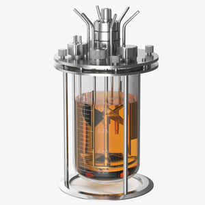 Small Glass Bioreactor 3D